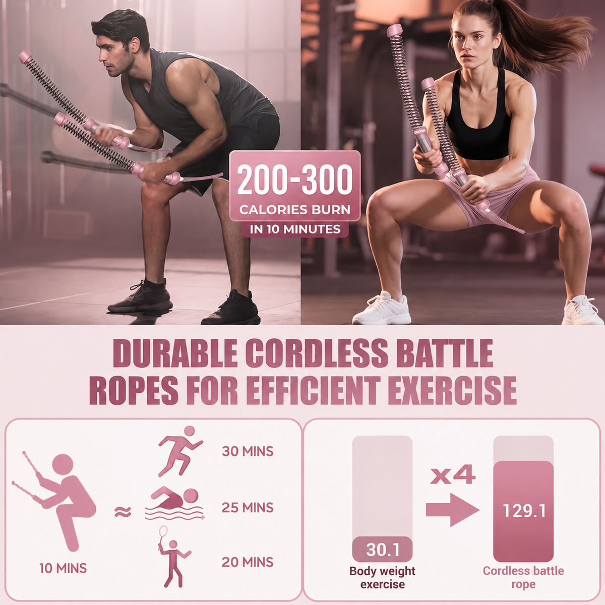 Vayzeni - Cordless Battle Ropes™