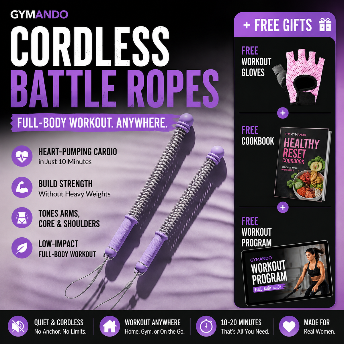 Vayzeni - Cordless Battle Ropes™